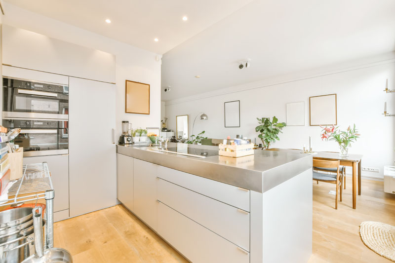 Bright stylish kitchen Investing in Solar Leads
