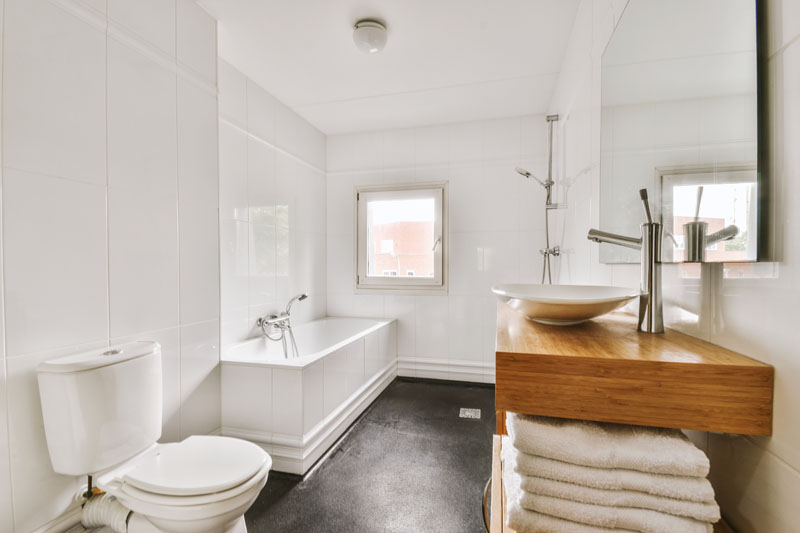 Interior of a bathroom Solar Leads with Adsurdly