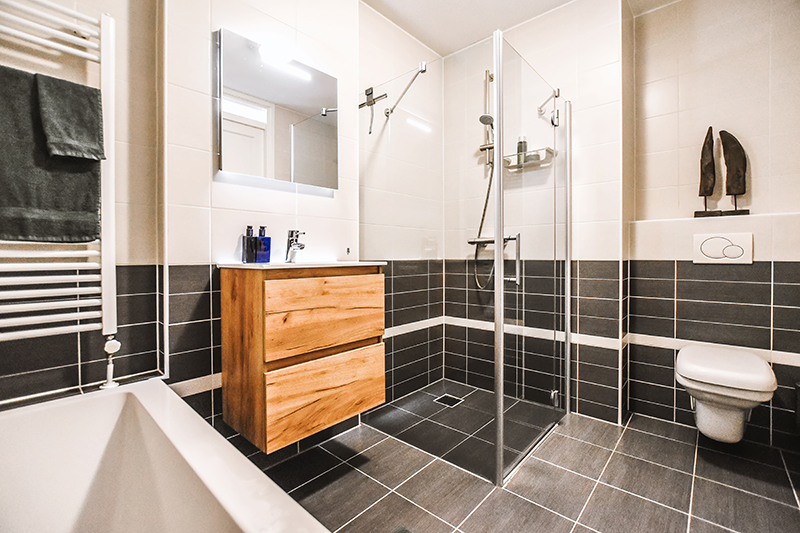 Interior of bathroom Investing in Solar Leads